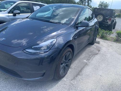 Stealth Grey 2025 Tesla Model Y Long Range Dual Motor All-Wheel Drive
