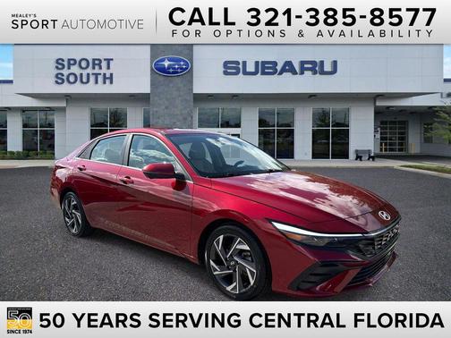 Ultimate Red 2024 Hyundai ELANTRA Limited