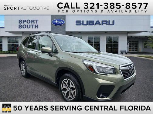 Jasper Green Metallic 2021 Subaru Forester Premium