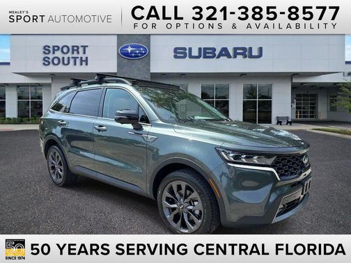Aruba Green 2021 Kia Sorento SX