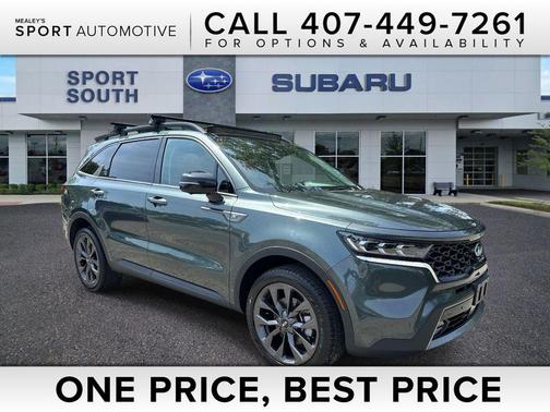 Aruba Green 2021 Kia Sorento SX