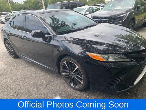 Midnight Black Metallic 2020 Toyota Camry XSE