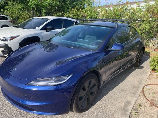 Deep Blue Metallic 2025 Tesla Model 3 Long Range