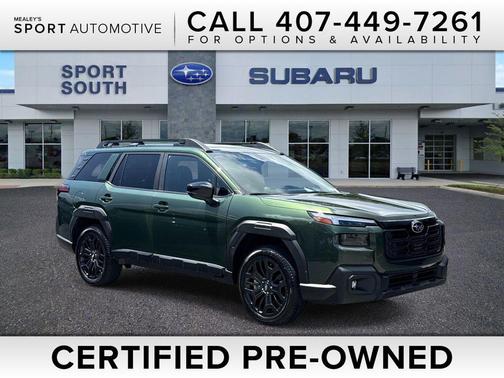 Deep Emerald Green 2026 Subaru Outback Limited XT