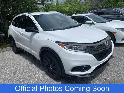 Platinum White Pearl 2022 Honda HR-V 2WD Sport