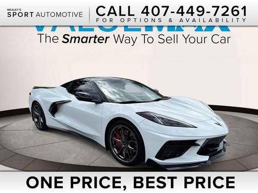 Arctic White 2021 Chevrolet Corvette Stingray w/2LT
