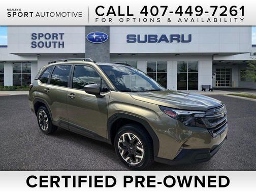 Autumn Green Metallic 2025 Subaru Forester Premium