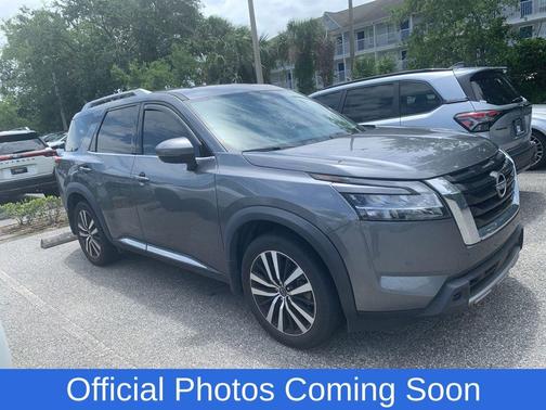Gun Metallic 2024 Nissan Pathfinder Platinum 4WD