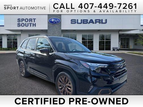 Crystal Black Silica 2026 Subaru Forester Sport