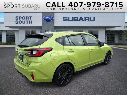 Citron Yellow Pearl 2026 Subaru Impreza RS
