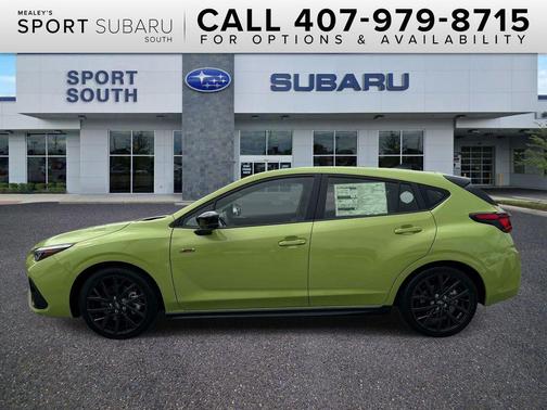 Citron Yellow Pearl 2026 Subaru Impreza RS