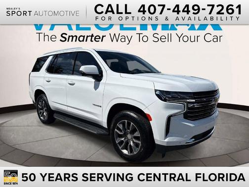 Summit White 2021 Chevrolet Tahoe LT