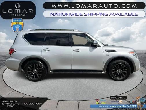 Brilliant Silver 2018 Nissan Armada Platinum