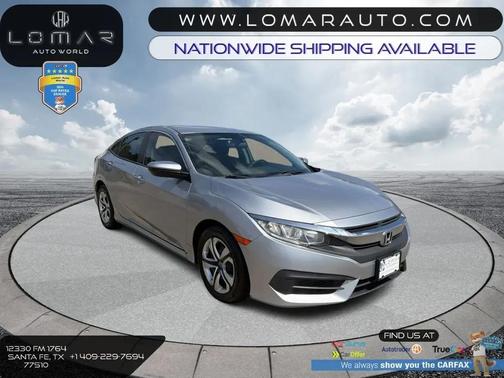 Lunar Silver Metallic 2017 Honda Civic LX