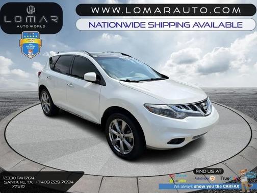 Pearl White 2014 Nissan Murano LE