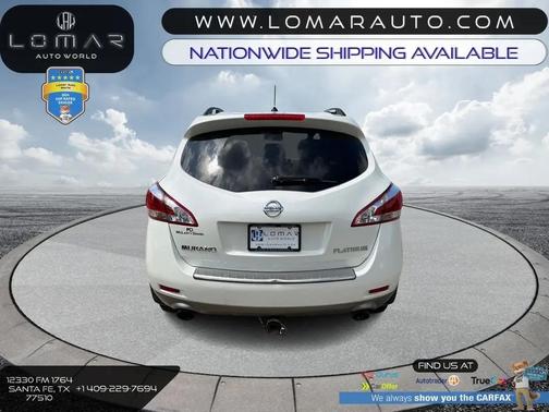 Pearl White 2014 Nissan Murano LE