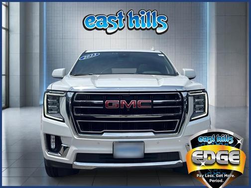 White Frost Tri-Coat 2023 GMC Yukon SLT