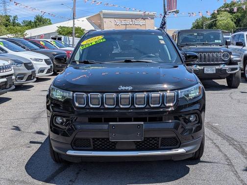 Diamond Black 2022 Jeep Compass Limited