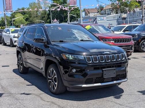 Diamond Black 2023 Jeep Compass Limited