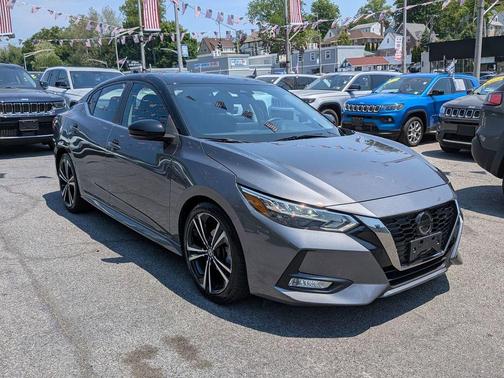 Gray 2021 Nissan Sentra SR