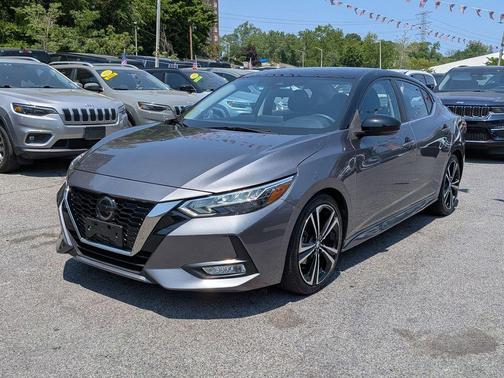 Gray 2021 Nissan Sentra SR