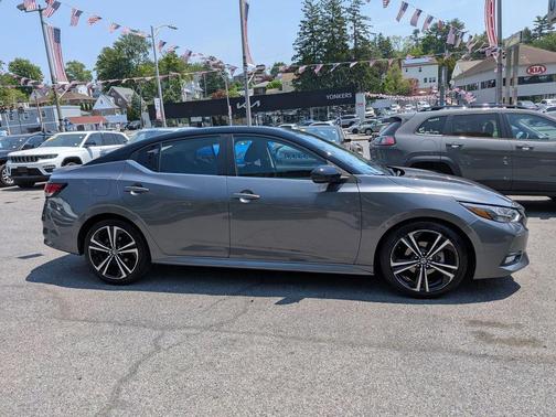 Gray 2021 Nissan Sentra SR