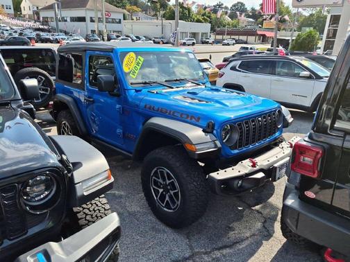 Hydro Blue Pearl 2025 Jeep Wrangler Rubicon