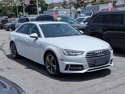 Glacier White Metallic 2018 Audi A4 2.0T Premium Plus