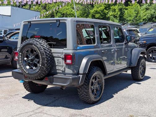 Sting Gray Clearcoat 2023 Jeep Wrangler 4xe Base