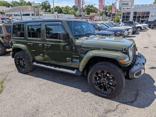 Sarge Green Clearcoat 2023 Jeep Wrangler 4xe Sahara