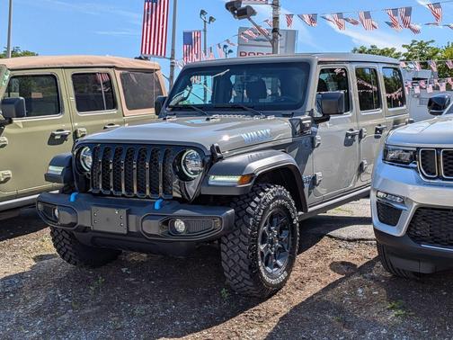 Sting Gray Clearcoat 2023 Jeep Wrangler 4xe Base