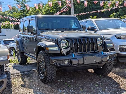 Sting Gray Clearcoat 2023 Jeep Wrangler 4xe Base