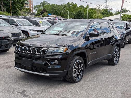 Diamond Black 2023 Jeep Compass Limited