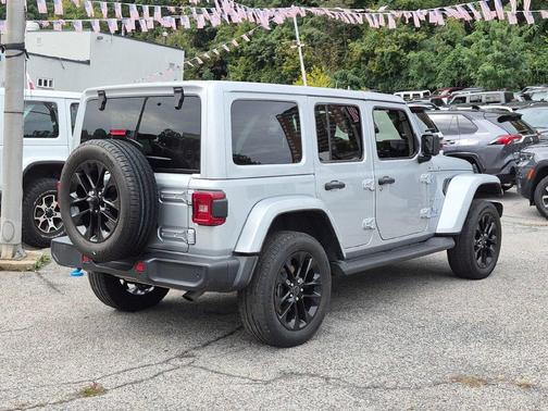 Silver 2024 Jeep Wrangler 4xe Sahara