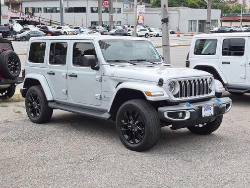 Silver 2024 Jeep Wrangler 4xe Sahara