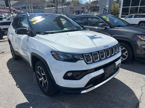 Bright White Clearcoat 2024 Jeep Compass Limited