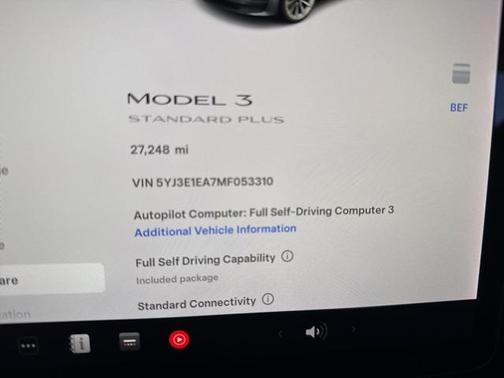 2021 Tesla Model 3 Standard Range Plus