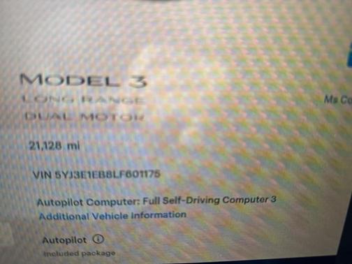 2020 Tesla Model 3 Long Range
