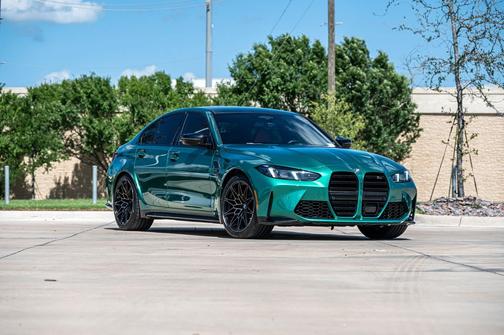 Isle of Man Green Metallic 2025 BMW M3 Competition xDrive