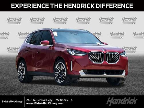 Vegas Red Metallic 2026 BMW X3 30 xDrive
