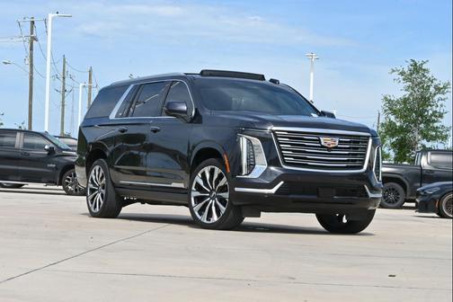 Galactic Gray Metallic 2025 Cadillac Escalade ESV Premium Luxury Platinum