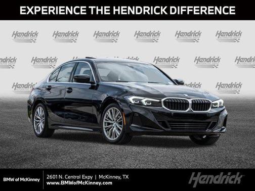 Jet Black 2024 BMW 330 330i Sedan