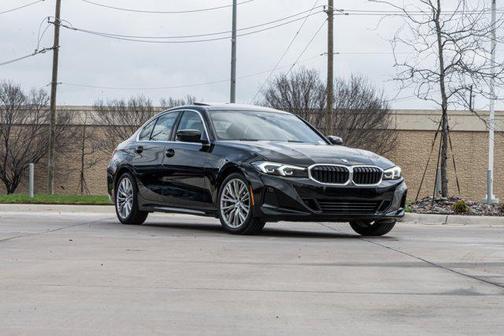 Jet Black 2024 BMW 330 330i Sedan