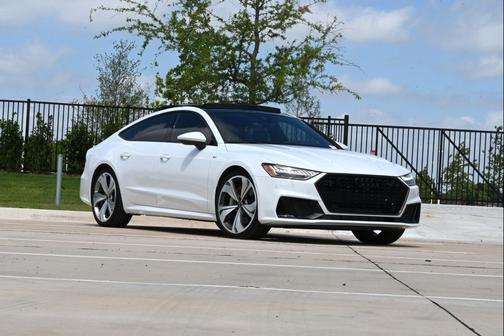 Glacier White Metallic 2022 Audi A7 55 Prestige