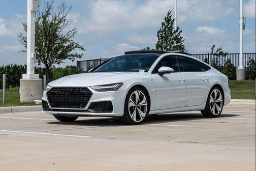 Glacier White Metallic 2022 Audi A7 55 Prestige