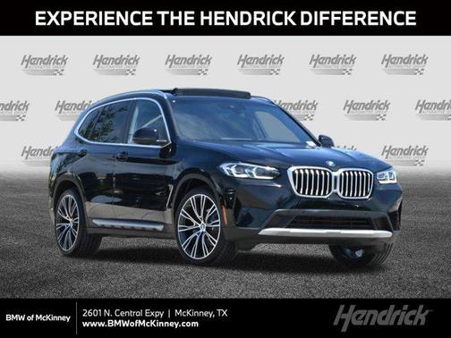 Jet Black 2023 BMW X3 sDrive30i