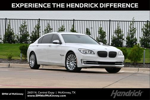 Alpine White 2015 BMW 740 Li