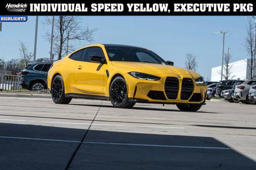 Speed Yellow 2024 BMW M4 Competition