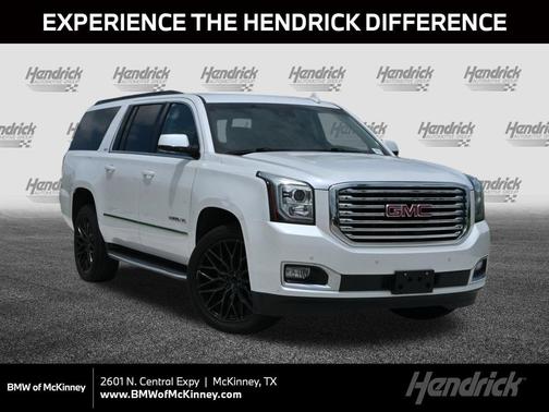 White Frost Tricoat 2019 GMC Yukon XL SLT
