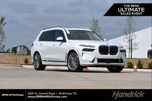 Mineral White Metallic 2026 BMW X7 xDrive40i